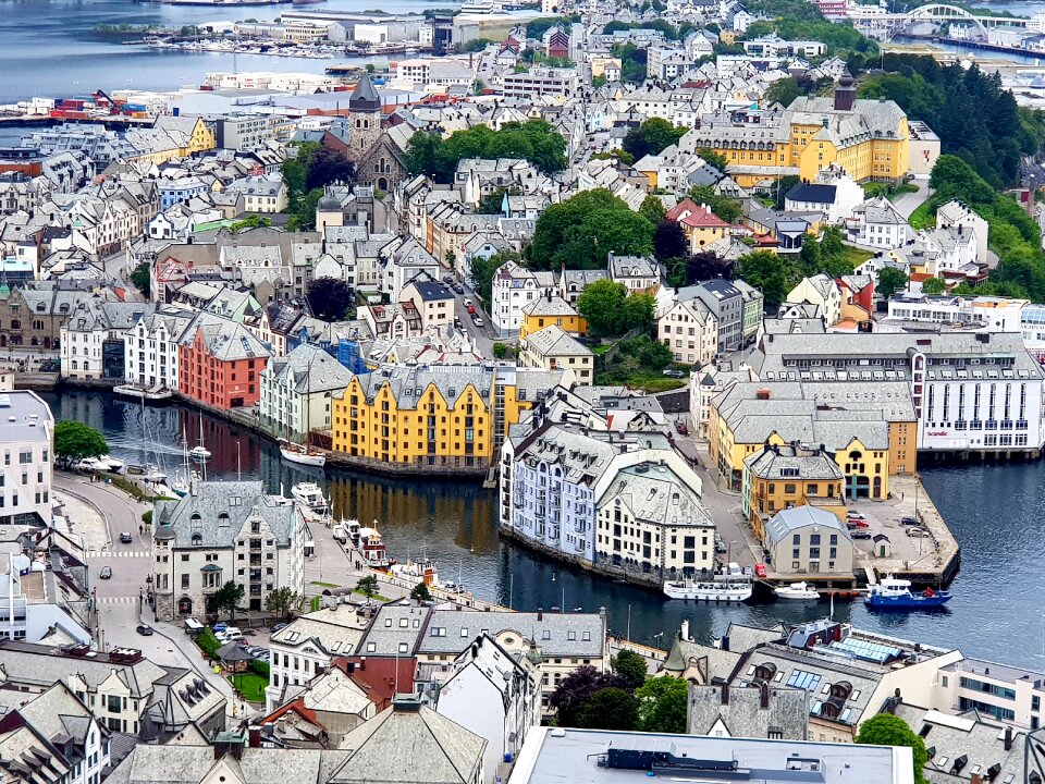 ålesund art architecture nouveau