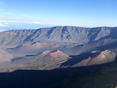 Haleakala landscape crater photo