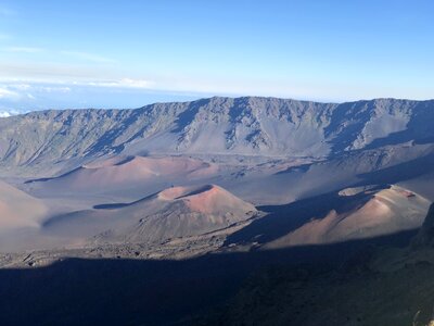 Haleakala landscape crater