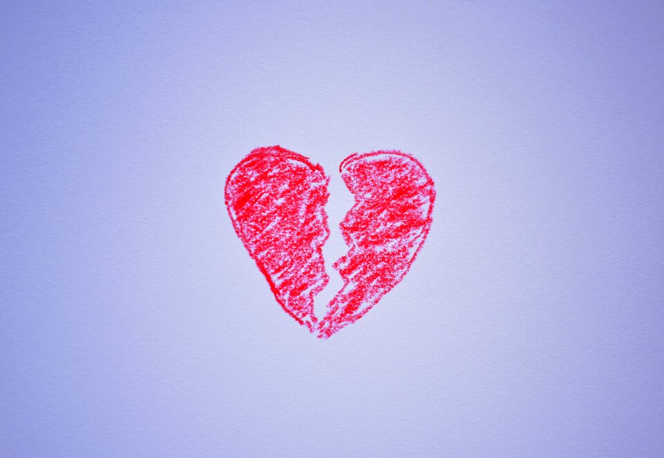 Unhappy sadness love