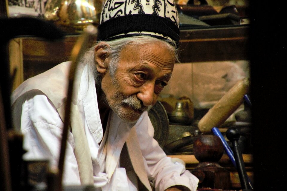 Old man metal shop
