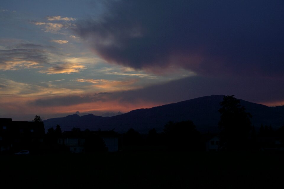 Mountains color dark