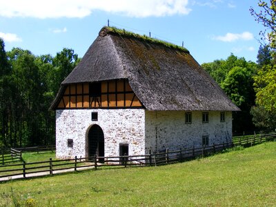 Farmhouse barn open air museum photo