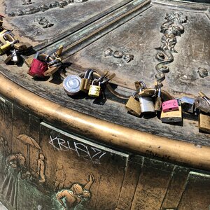 Madrid locks photo