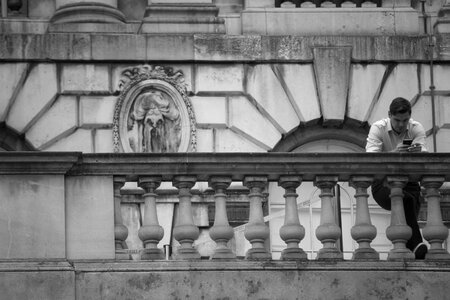 Architecture landmark monochrome