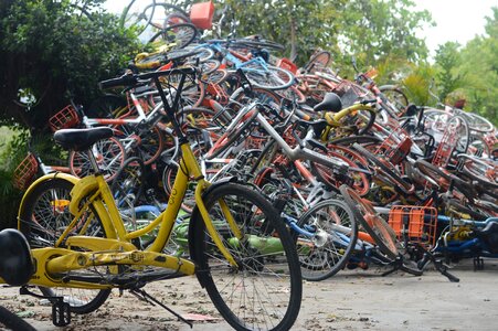 Canton bicycle waste photo