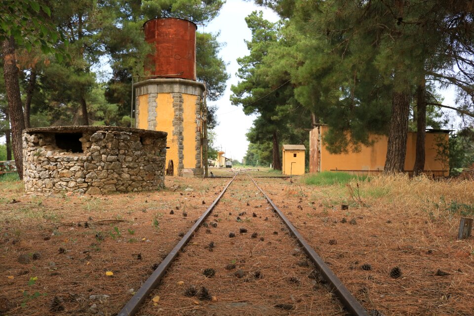 Farsala raiway station train station farsala ilium