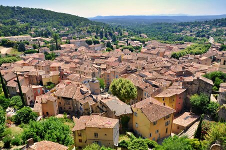 Medieval village provence-france panorama