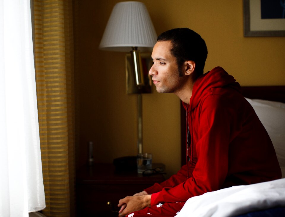 Looking watch alone