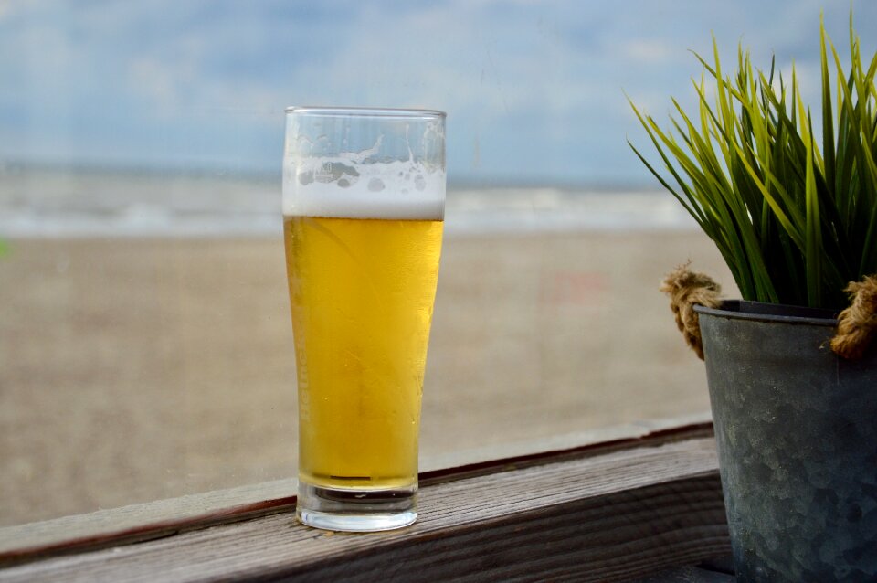 Refreshment thirst quencher beer glass
