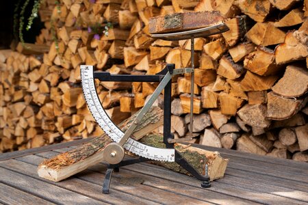 Old fashioned wood wood pile
