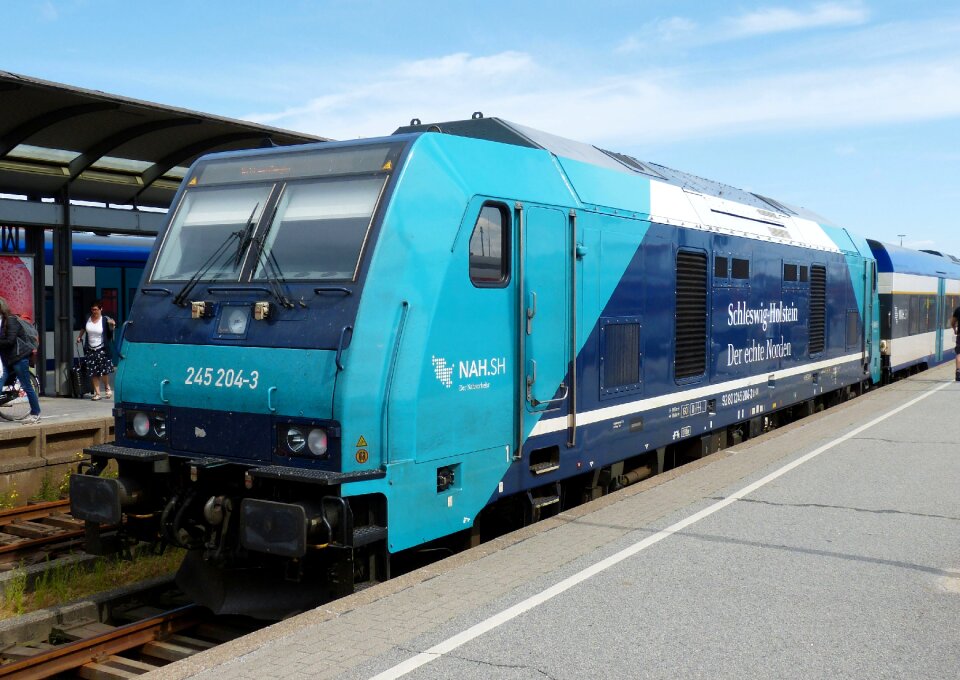 Westerland sylt railway line photo