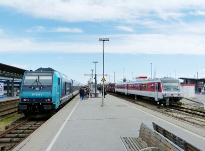 Westerland sylt railway line photo