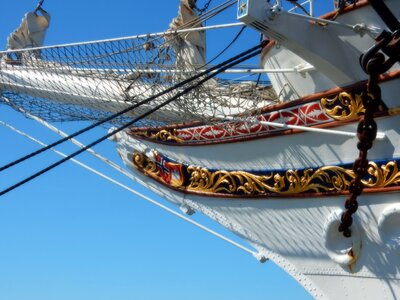 Sailboat sea water