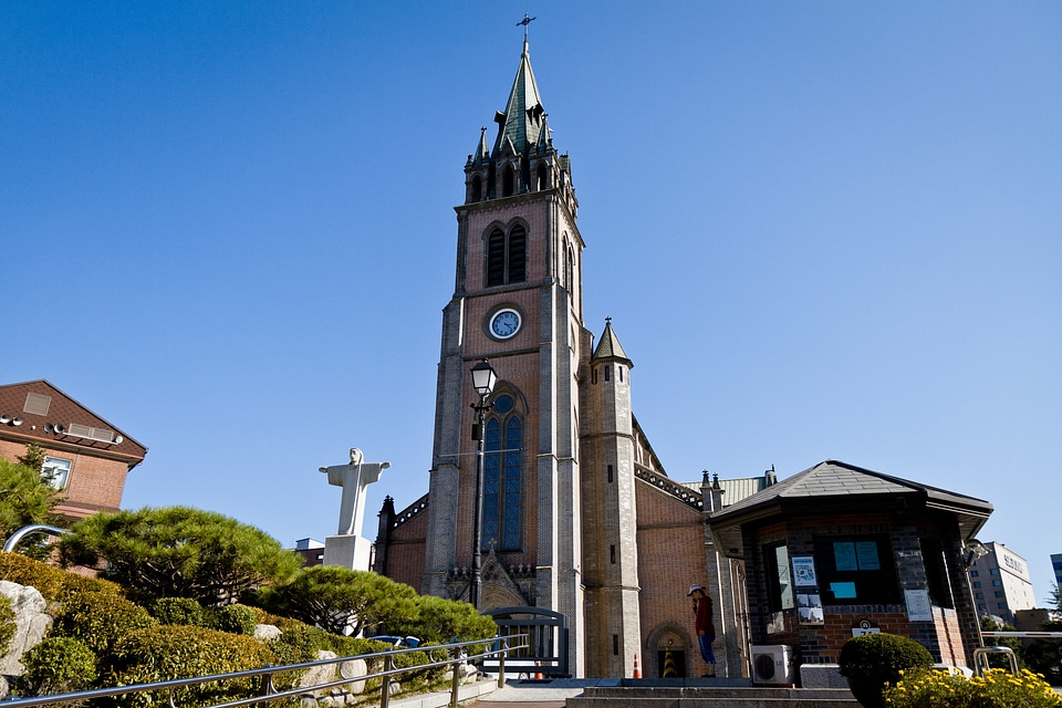 Korea church architecture photo