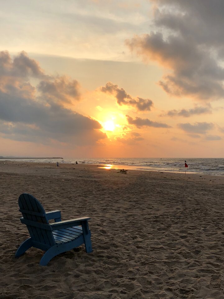 Summer sunrise coast