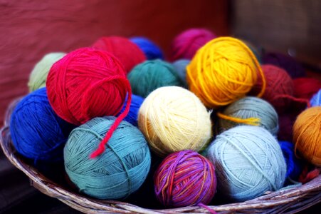 Colorful weaving thread