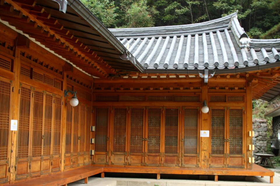 Hanok landscape traditional
