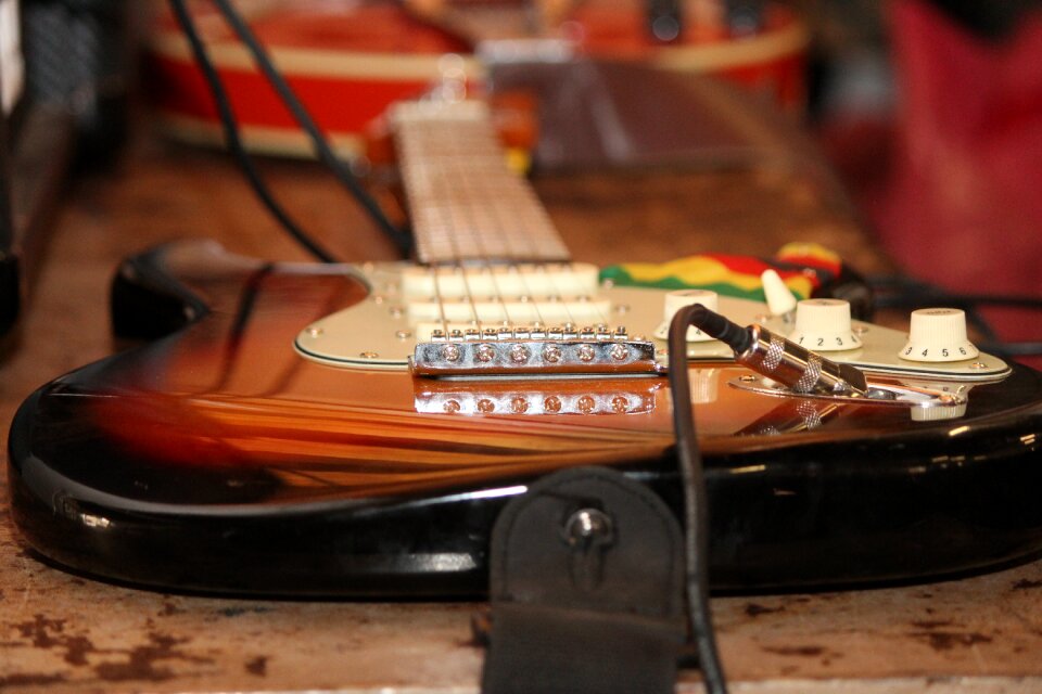 Guitarist musician sound