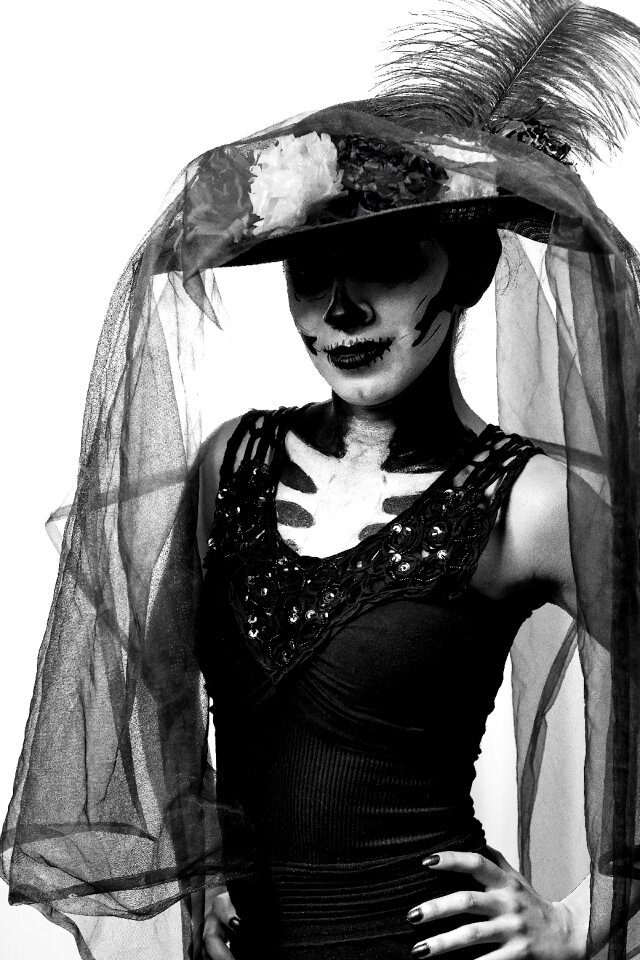 Dark halloween dead