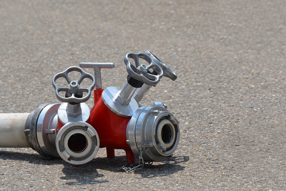 Water equipment fire truck