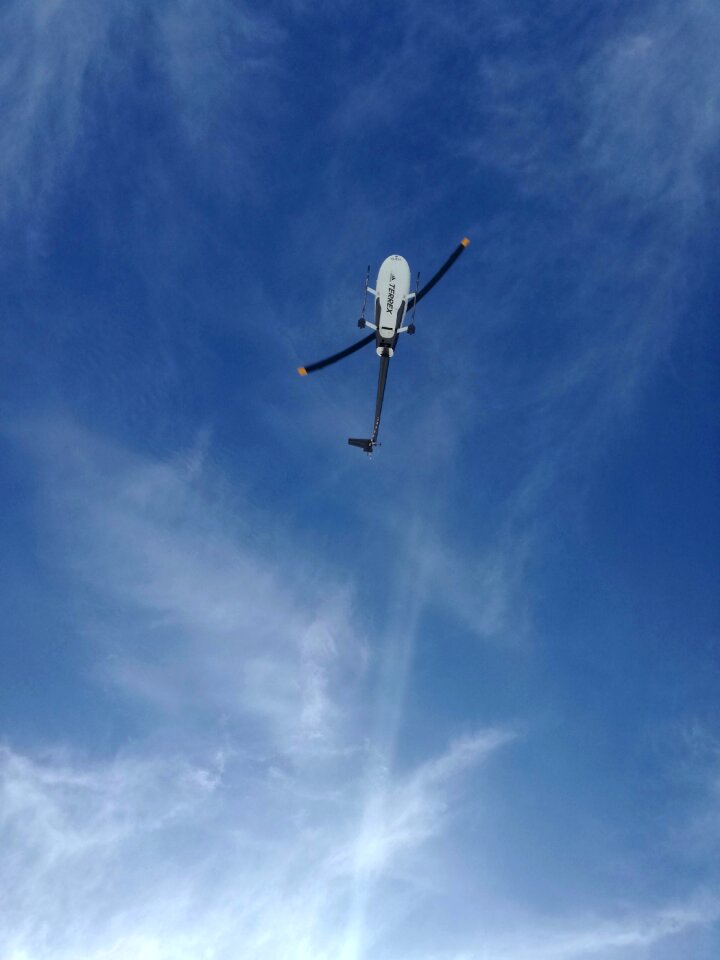 Plane clouds air