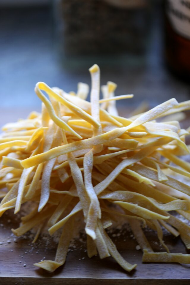 Pasta noodles italian