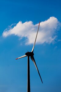 Wind power wind turbine propeller photo