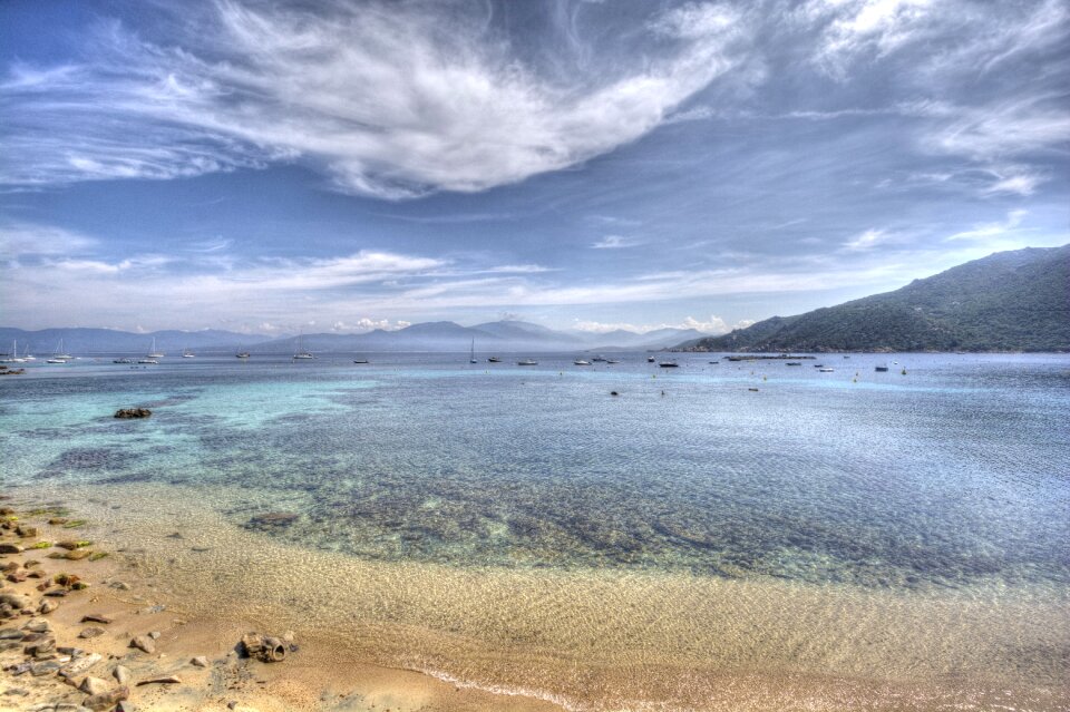 Sea landscape natural