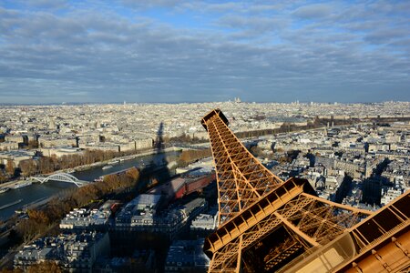The eifel tower paris view