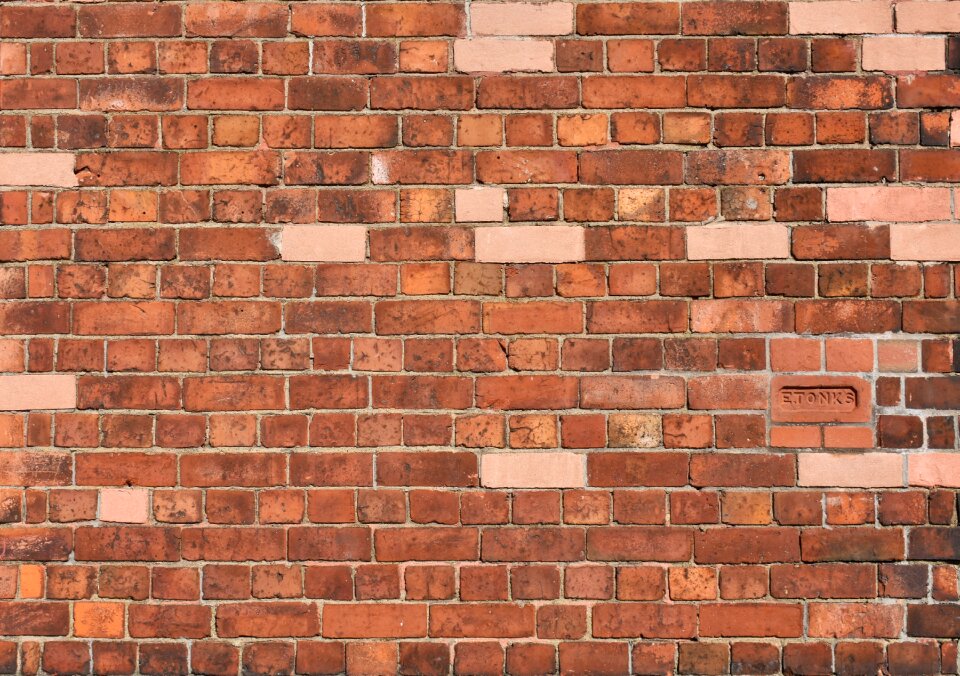 Pattern stone brickwork