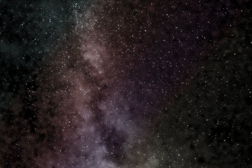 Constellation starry milkyway