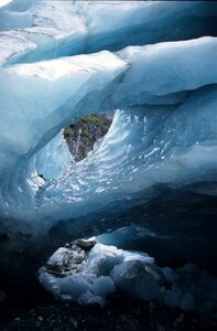 Glacier frozen frosty