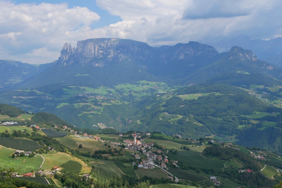 Dolomites mountains summer
