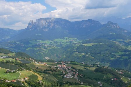 Dolomites mountains summer photo