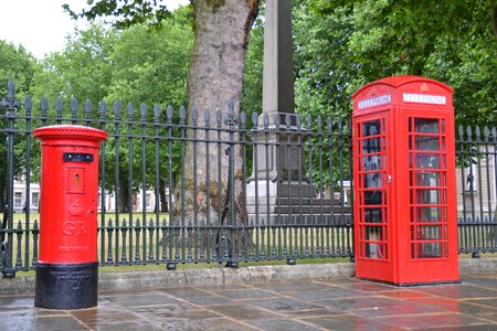 Phone booth mailbox london