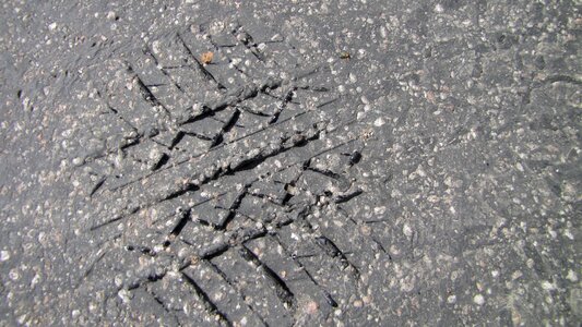 Tire heat the melting of the