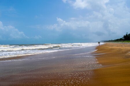 Blue tropical sky