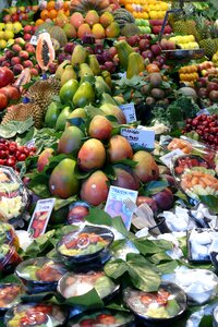 Market fruit tropical fruits photo