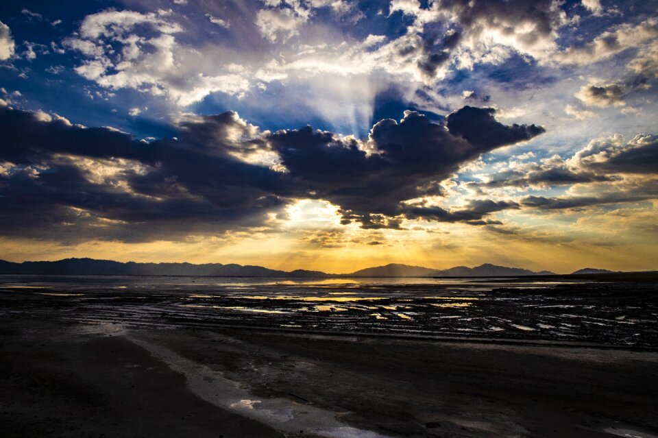 Sky landscape sea