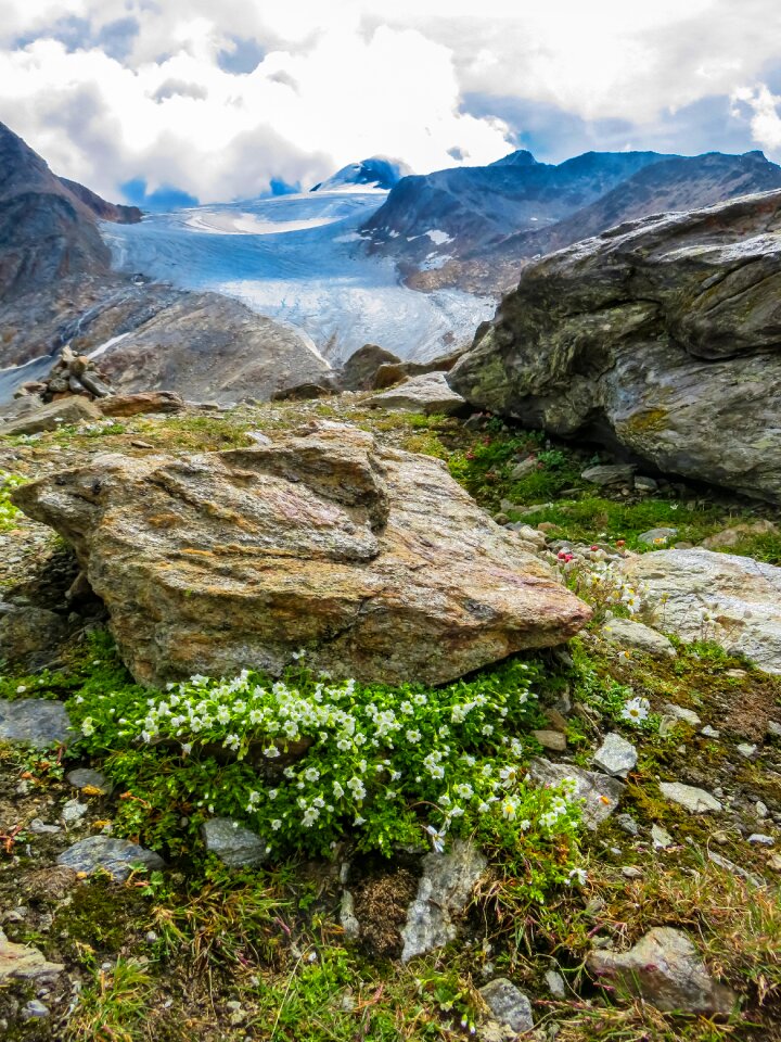 Nature landscape high-altitude mountain tour