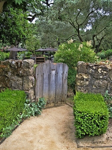 Garden path green path