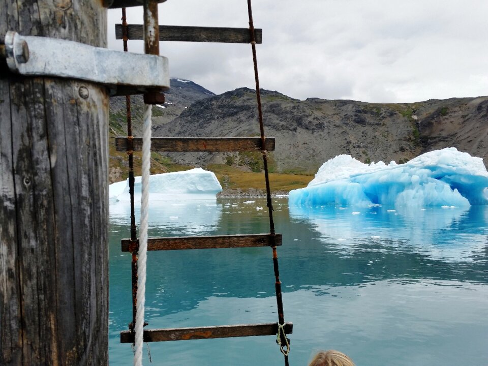 Greenland sailing icebergs