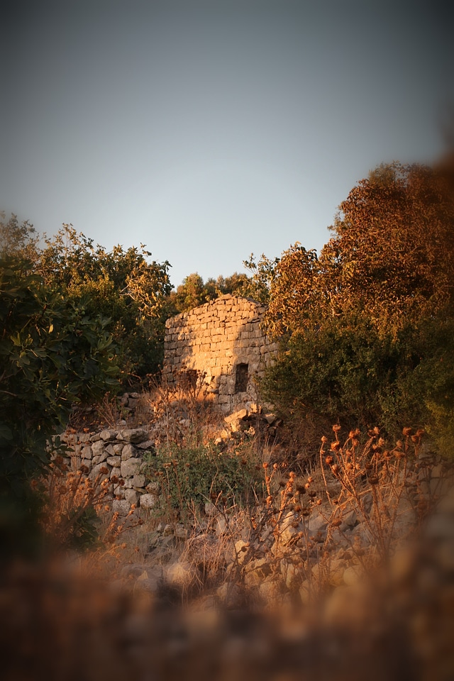 Deserted ruins village ghost town