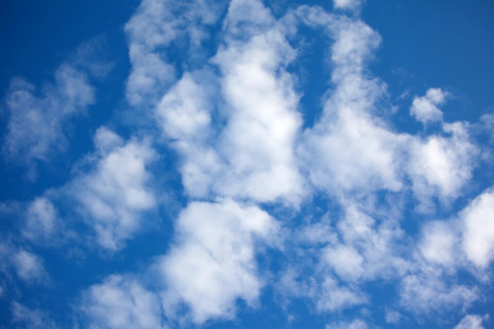 Clouds clear light saturated
