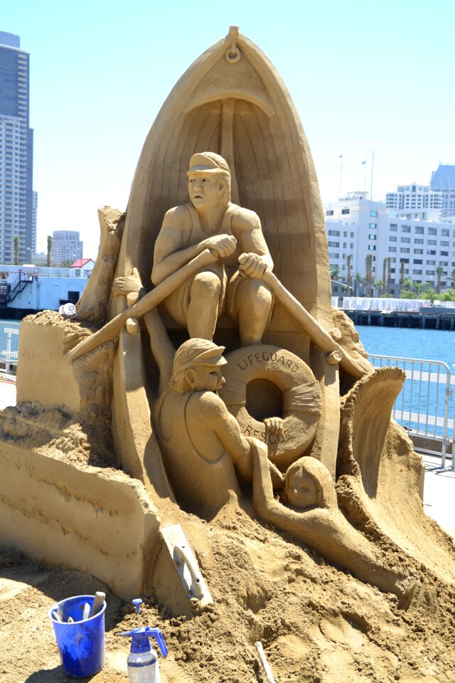 San diego sand art