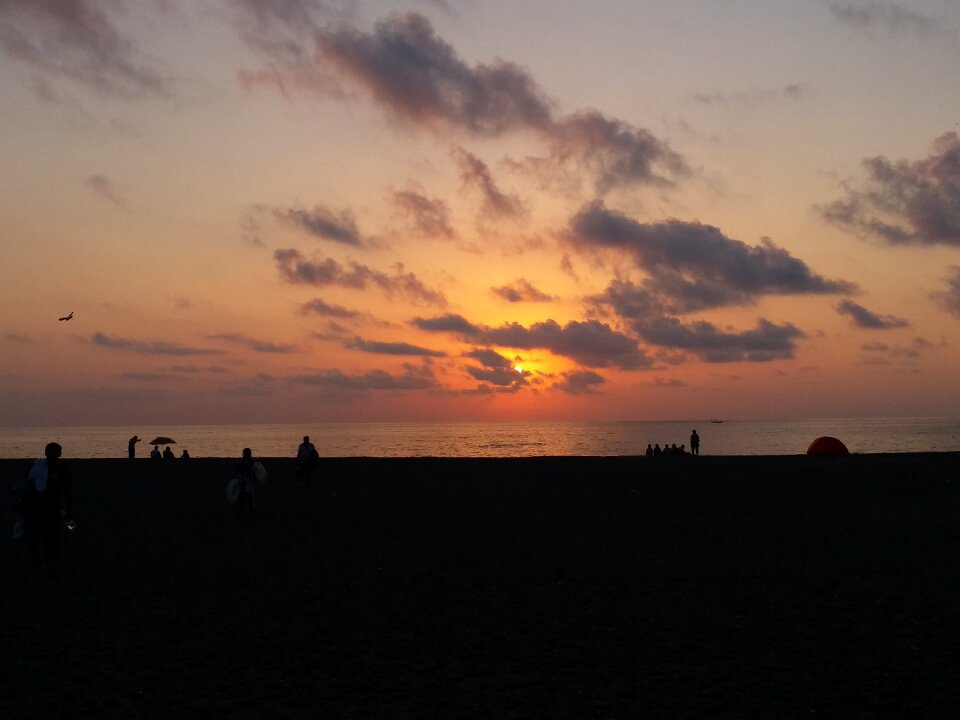 Sunset landscape dawn