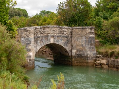 Channel of the brande poitou charente new aquitaine photo