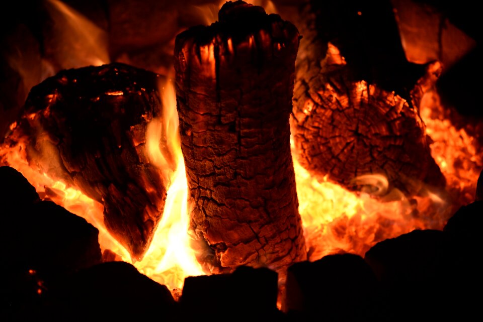 Heat campfire glow