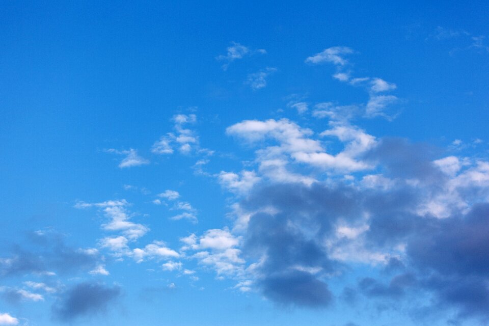 Clouds clear light saturated